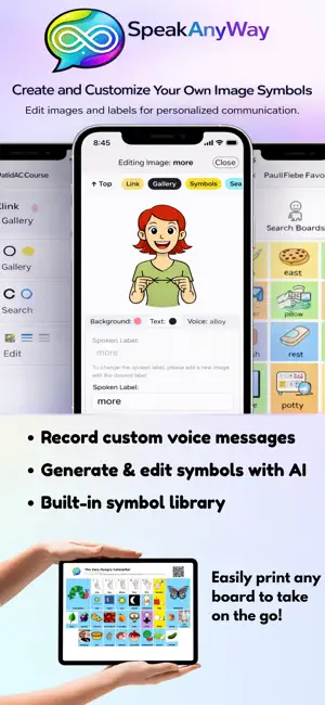 SpeakAnyWay AAC screenshot 2