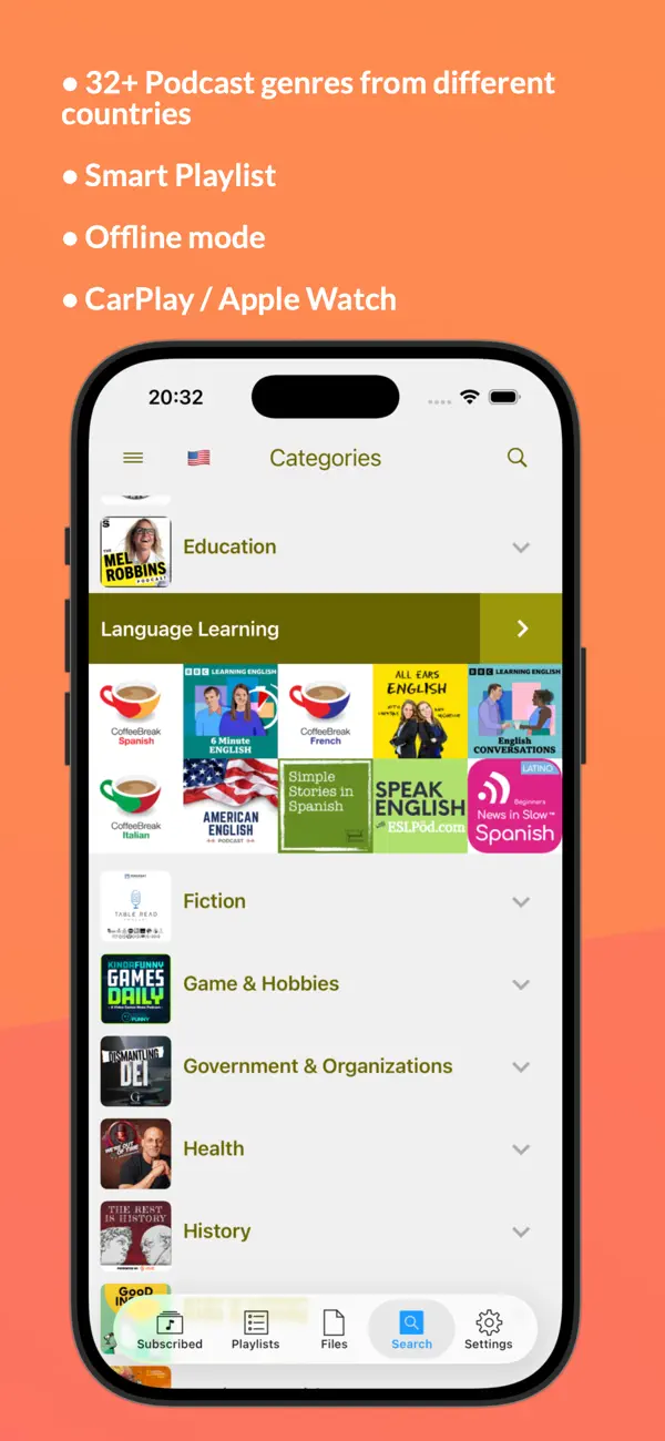 Screenshot #2 pour Podcast App - PlaydioCast
