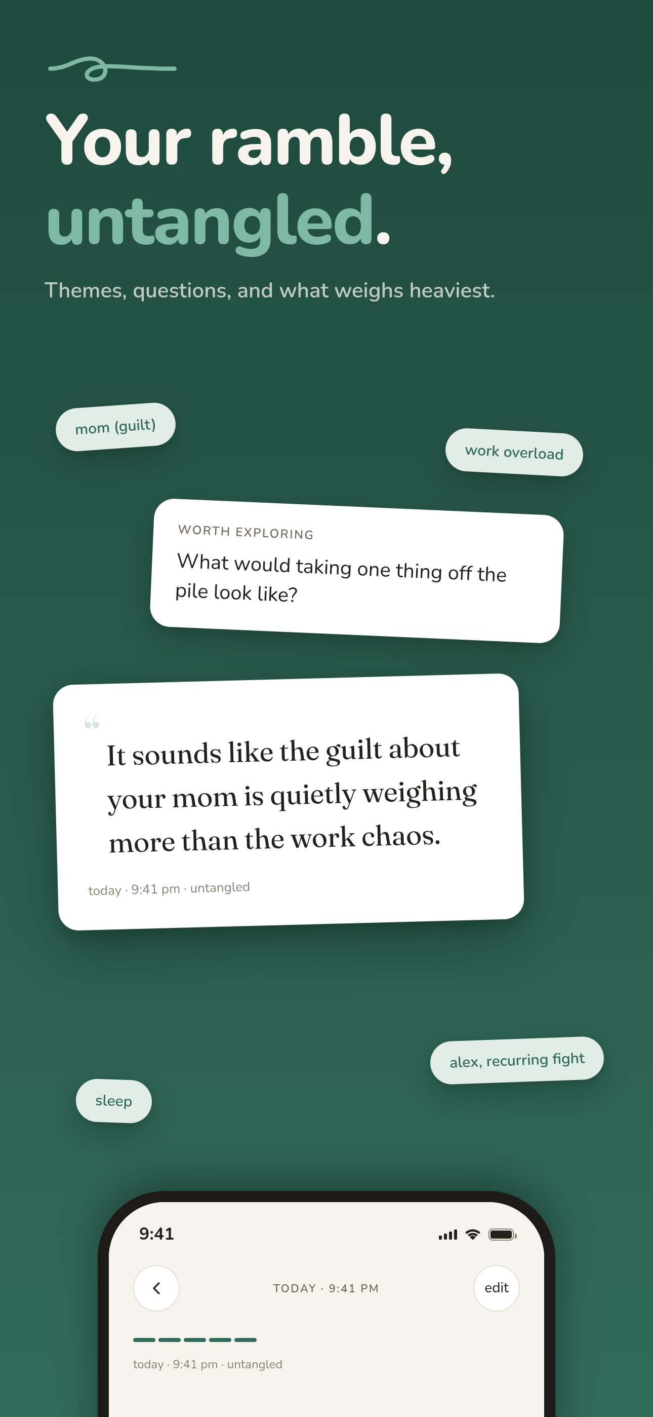 Untangle: AI Therapy Notes screenshot 4