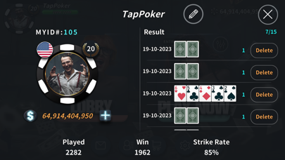 Tap Poker Social Screenshot 8 of 9