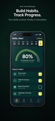 Daily Habit Tracker - TrakBit Screenshot 1 of 6