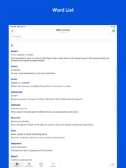 gre word list - quiz, flashcard and match game ipad images 1