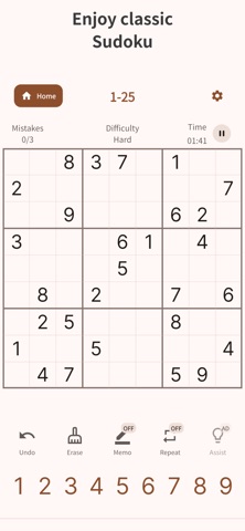 Sudoku Detective: Logic Puzzle iPhone screenshot