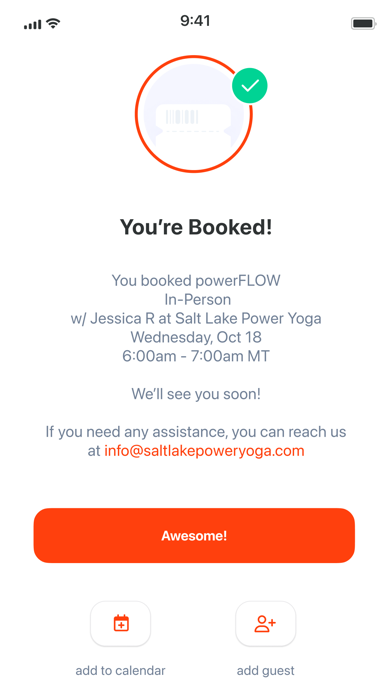 Salt Lake Power Yoga Screenshot