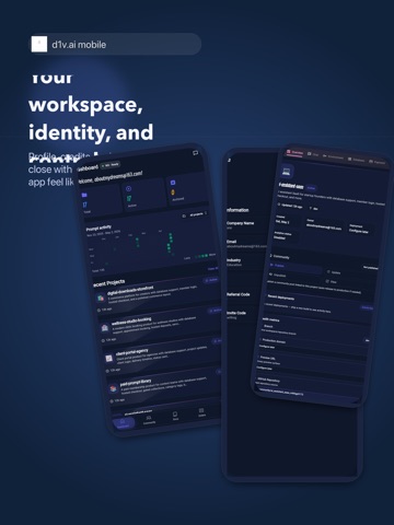 D1V - AI Coding Workspace ipad screenshot 4