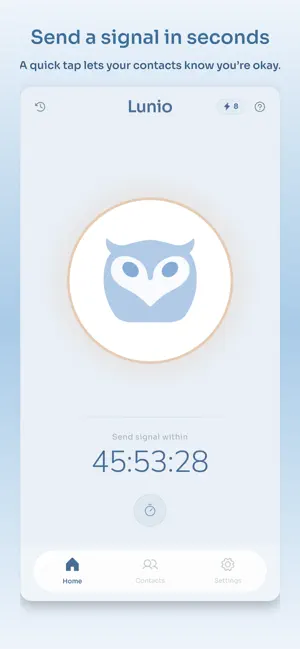 Lunio — Daily Safety Check-In screenshot 3