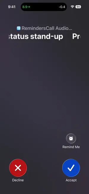 RemindersCall screenshot 1