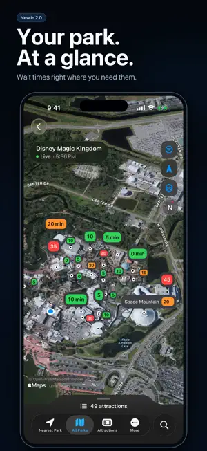 FWZ - Theme Park Wait Times screenshot 2