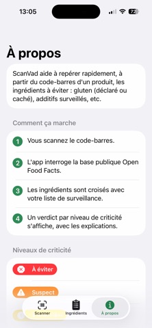 ScanVad screenshot