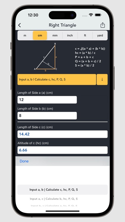 Triangle Calculators screenshot-4