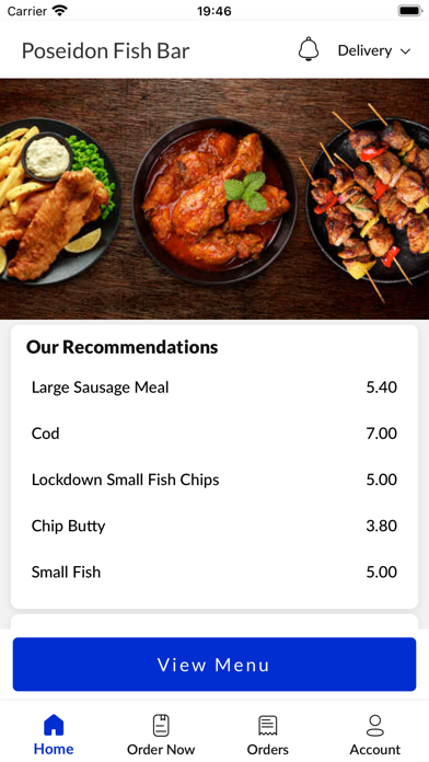 Poseidon Fish Bar Screenshot