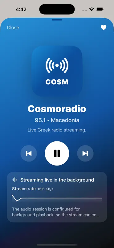 Greek Radio screenshot 1 of 4