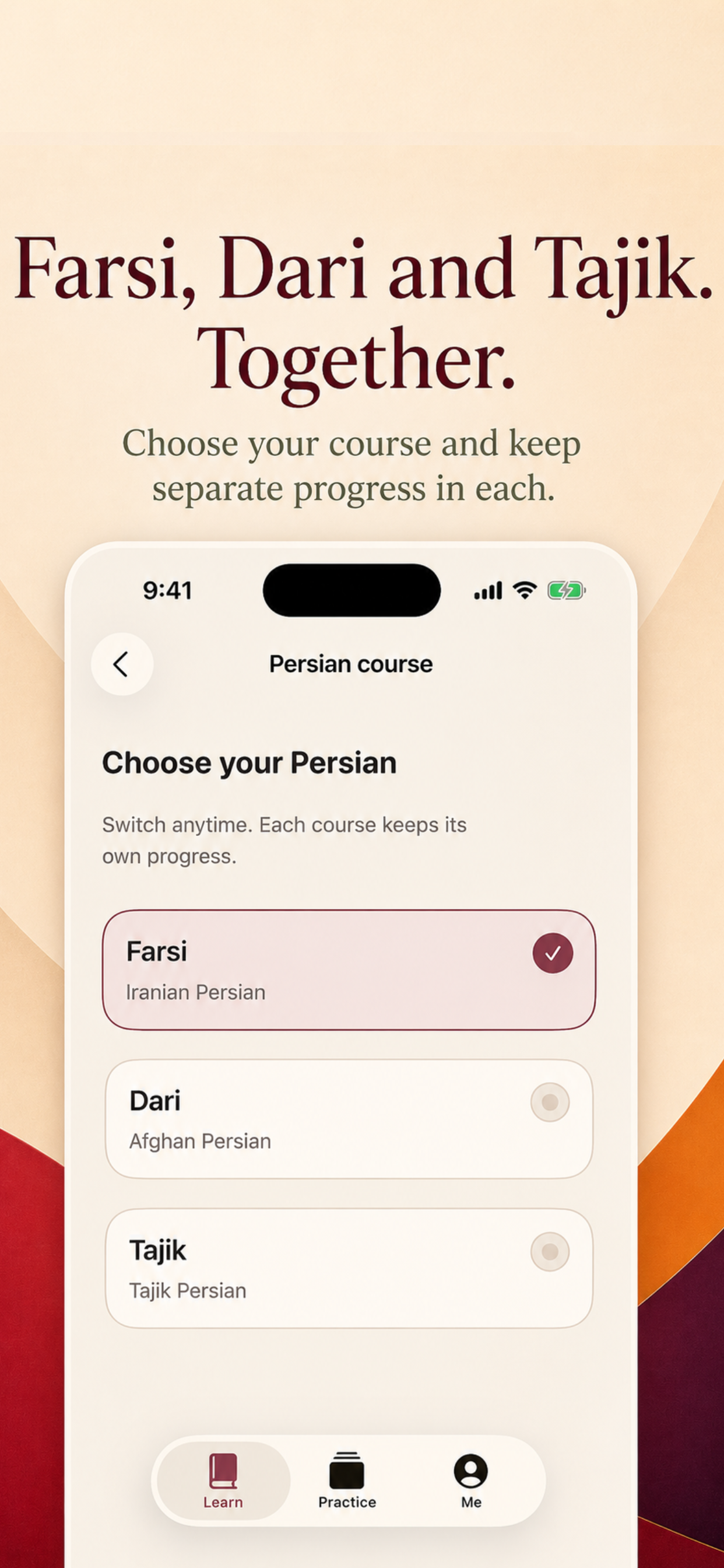 Zaban: Farsi, Dari & Tajik screenshot 3