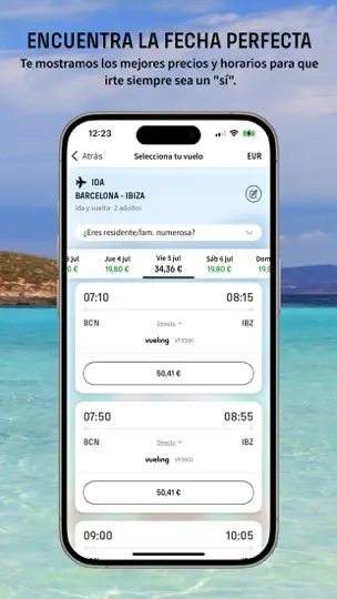 Captura de pantalla de Vueling Airlines-Cheap Flights en iPhone 4