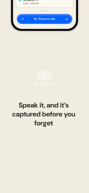 Daemon: Voice Calendar & Todos screenshot 1
