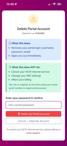 GenX WiFi iPhone screenshot