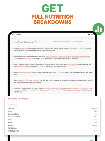 FoodiePrep AI Meal Planner iPad screenshot