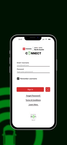 GRP One Toyota NA Connect iPhone screenshot