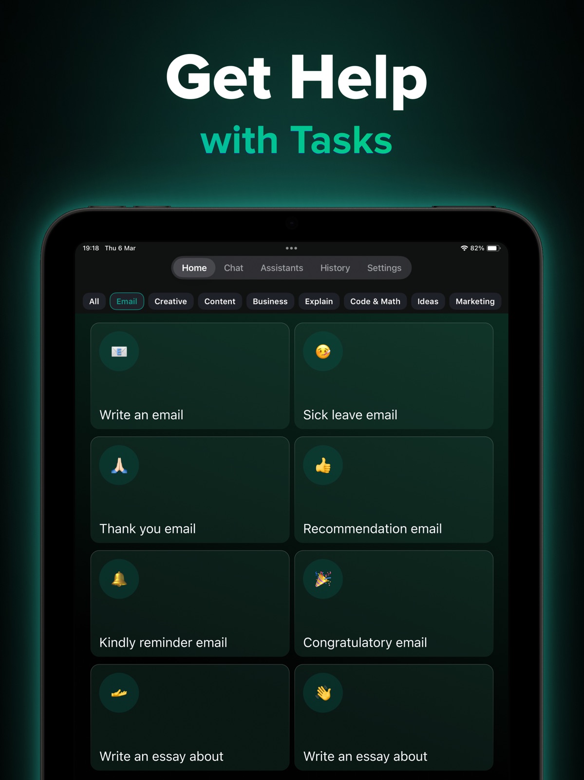 ChatPod - AI Chatbot Assistant ipad screenshot 4