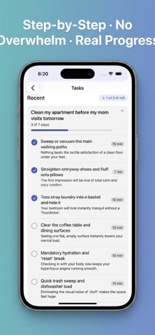 Flowmynd: ADHD Focus Coach iPhone screenshot