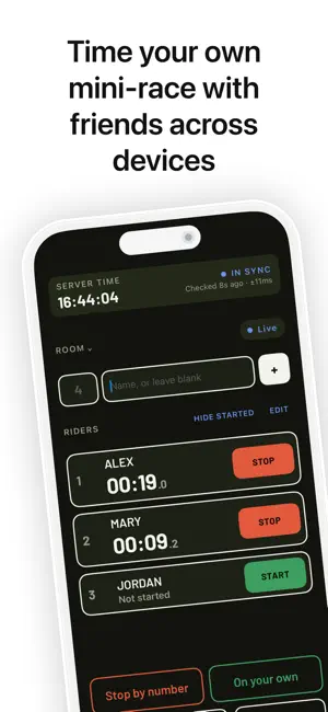 Race Timer - MTB Stopwatch screenshot 2