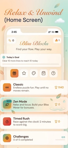 BlissBlocks: Calm Block Puzzle screenshot