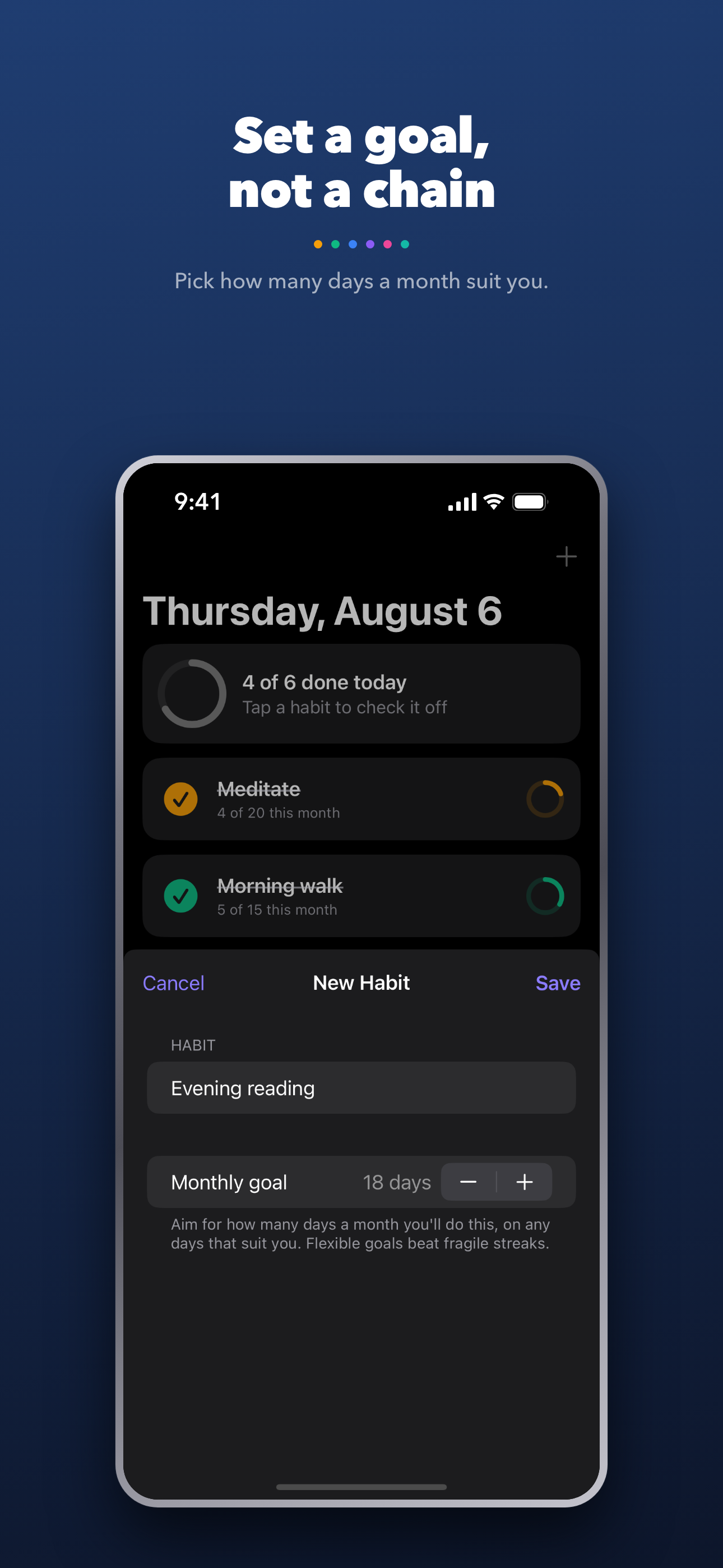 DailyHabits: Build Good Habits screenshot 4