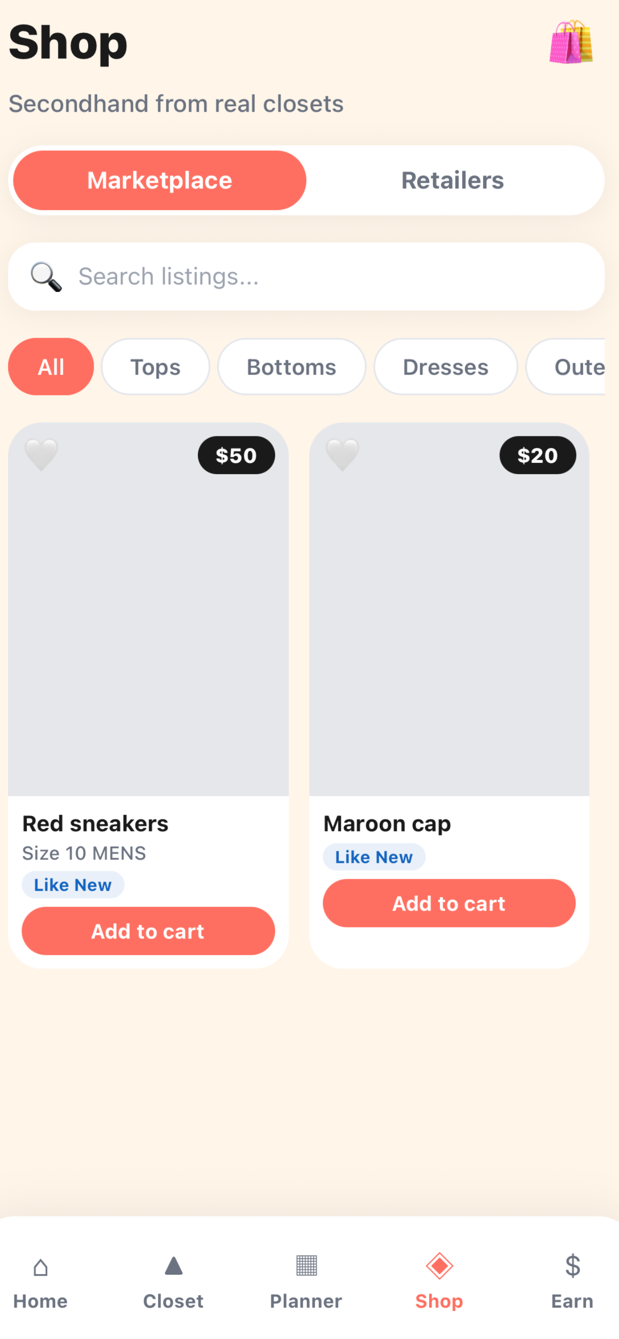 Outfitted: Wear. Shop. Earn.