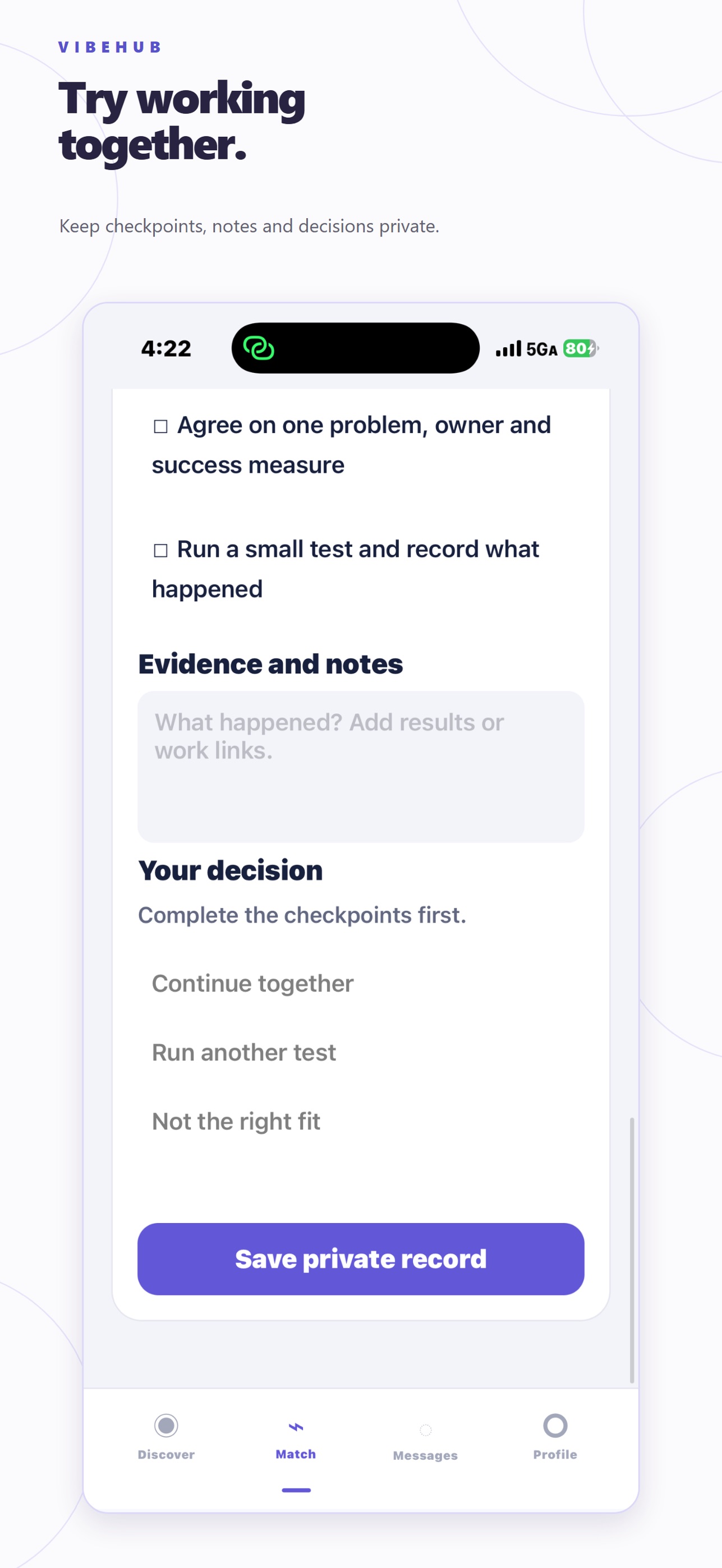 Screenshot 5 of VibeHub: Cofounder Trial
