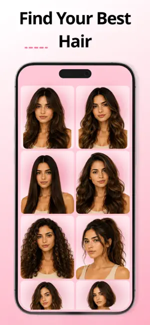 Hair Color Changer - Face Scan screenshot 3