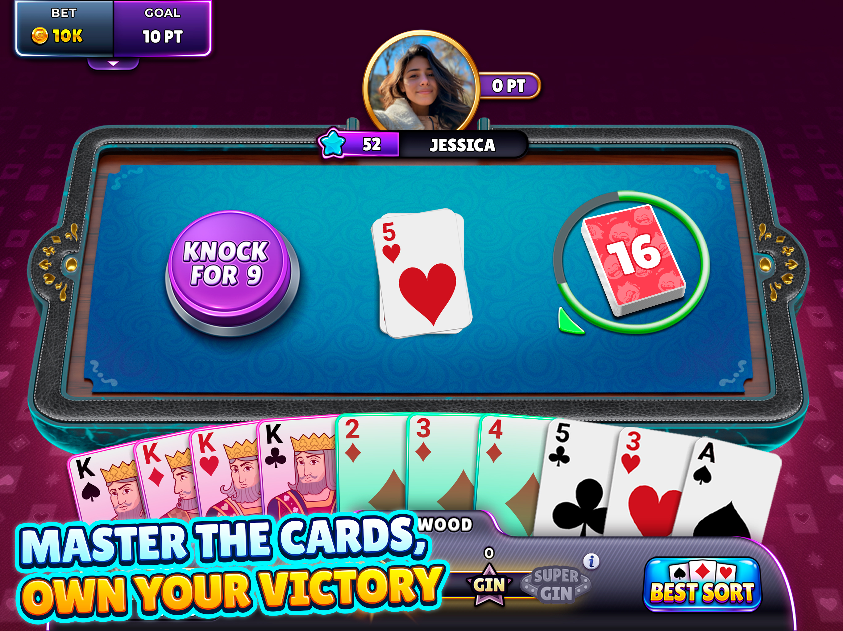 Gin Rummy Super: Fun Card Game screenshot 11