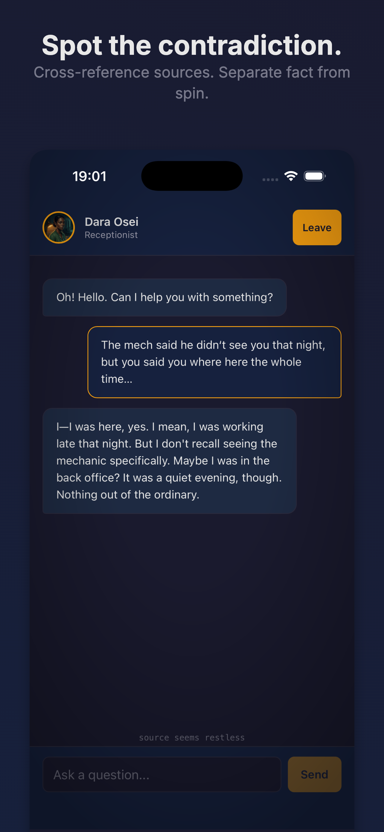 The Signal: AI Detective Game screenshot 4