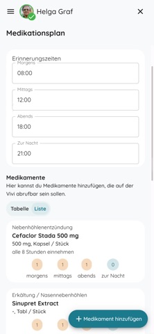 VIVAIcare screenshot