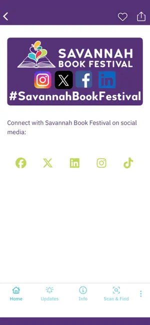 Savannah Book Festival screenshot 2