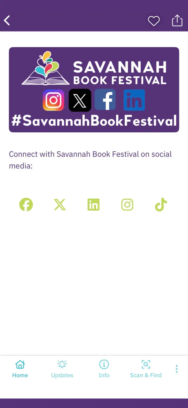Screenshot #2 pour Savannah Book Festival