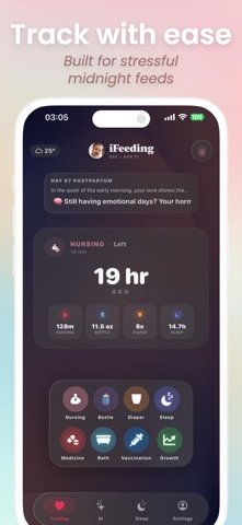 iFeeding-Baby Tracker & AI Log Screenshot 3 of 8