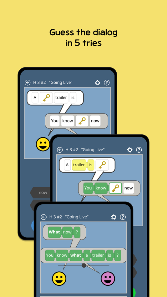 #2. Hexalog: Discover dialog! (iOS) By: Rezzles