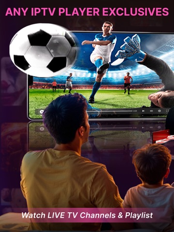 IPTV Player: Xtream, M3U, EPG iPad screenshot 1