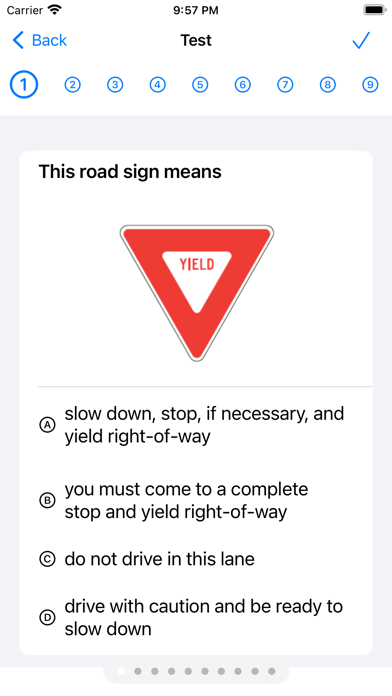 Virginia Driver Test - DMVCool Screenshot