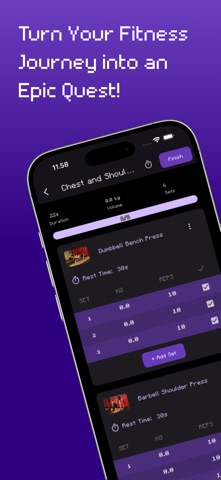 RPGFitness: Workout Tracker screenshot