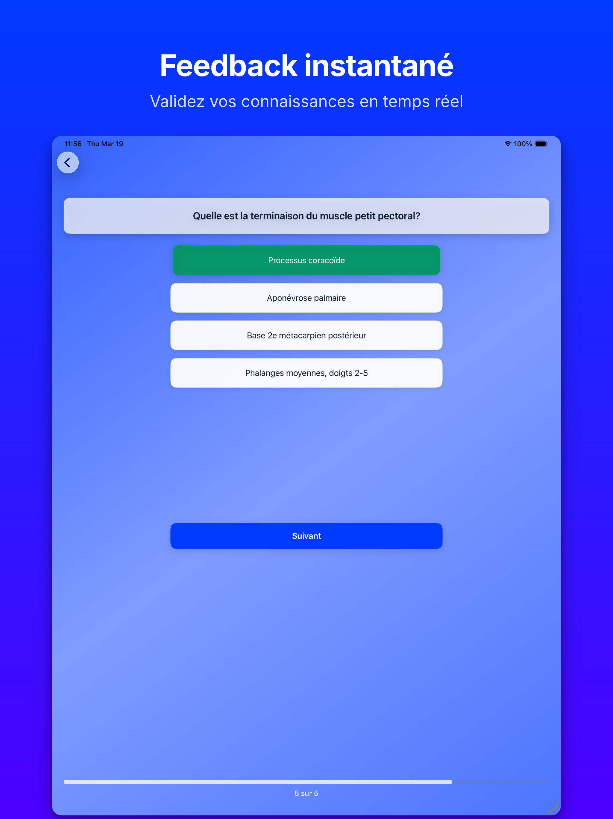 UNIL Quizz Anatomie
