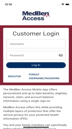 MedBen Mobile screenshot 1