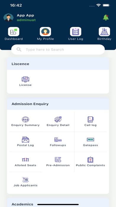 Green Field Secondary app screenshot