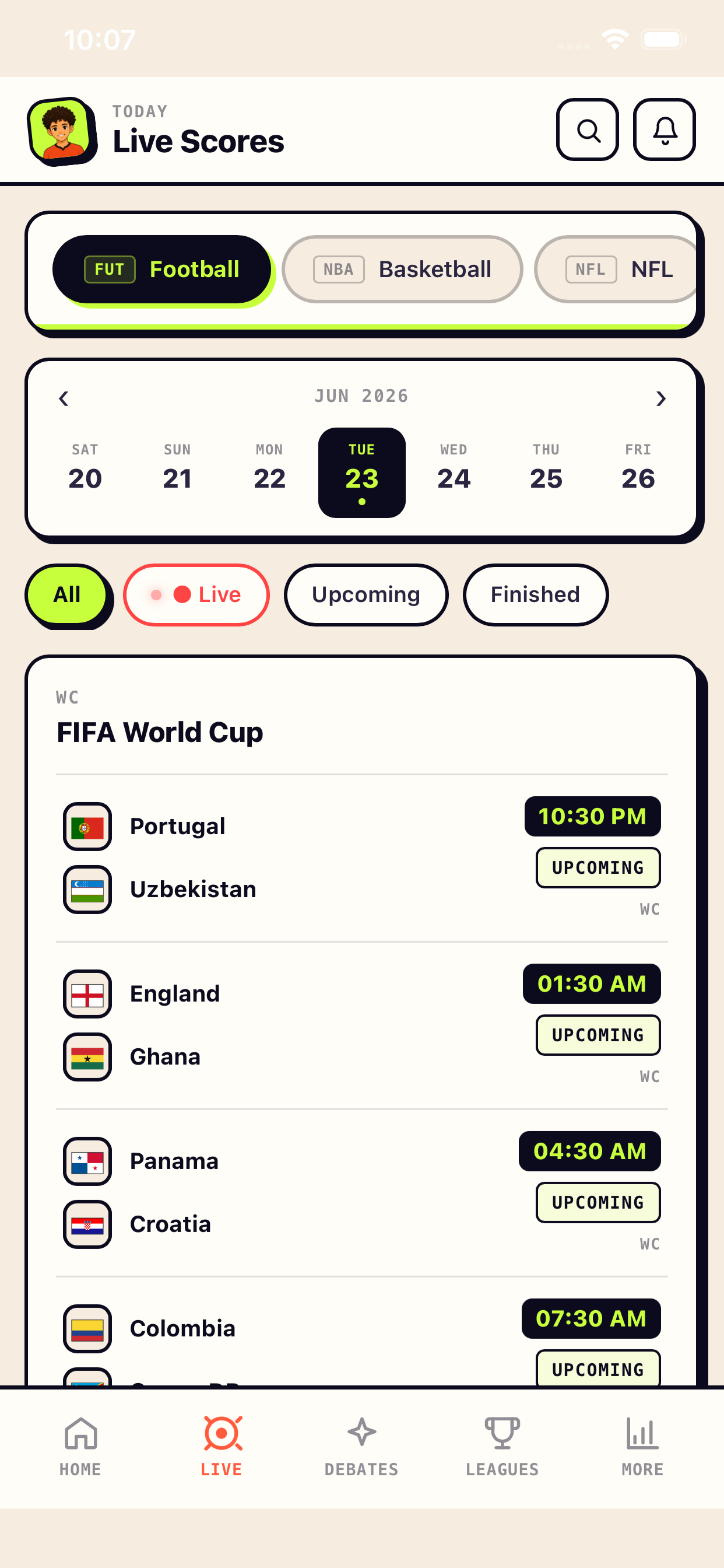 CurlySports screenshot 2