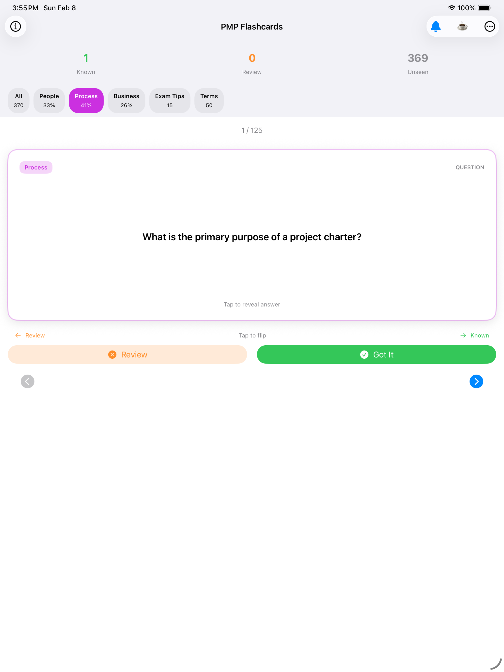PMP Flashcards