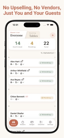 Simple Wedding Planner Screenshot 1 of 6