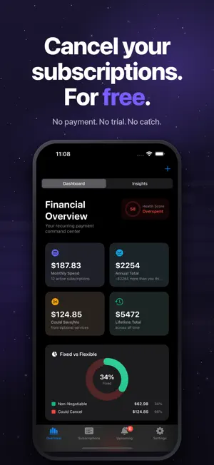 Outgo: Subscription Tracker screenshot 1