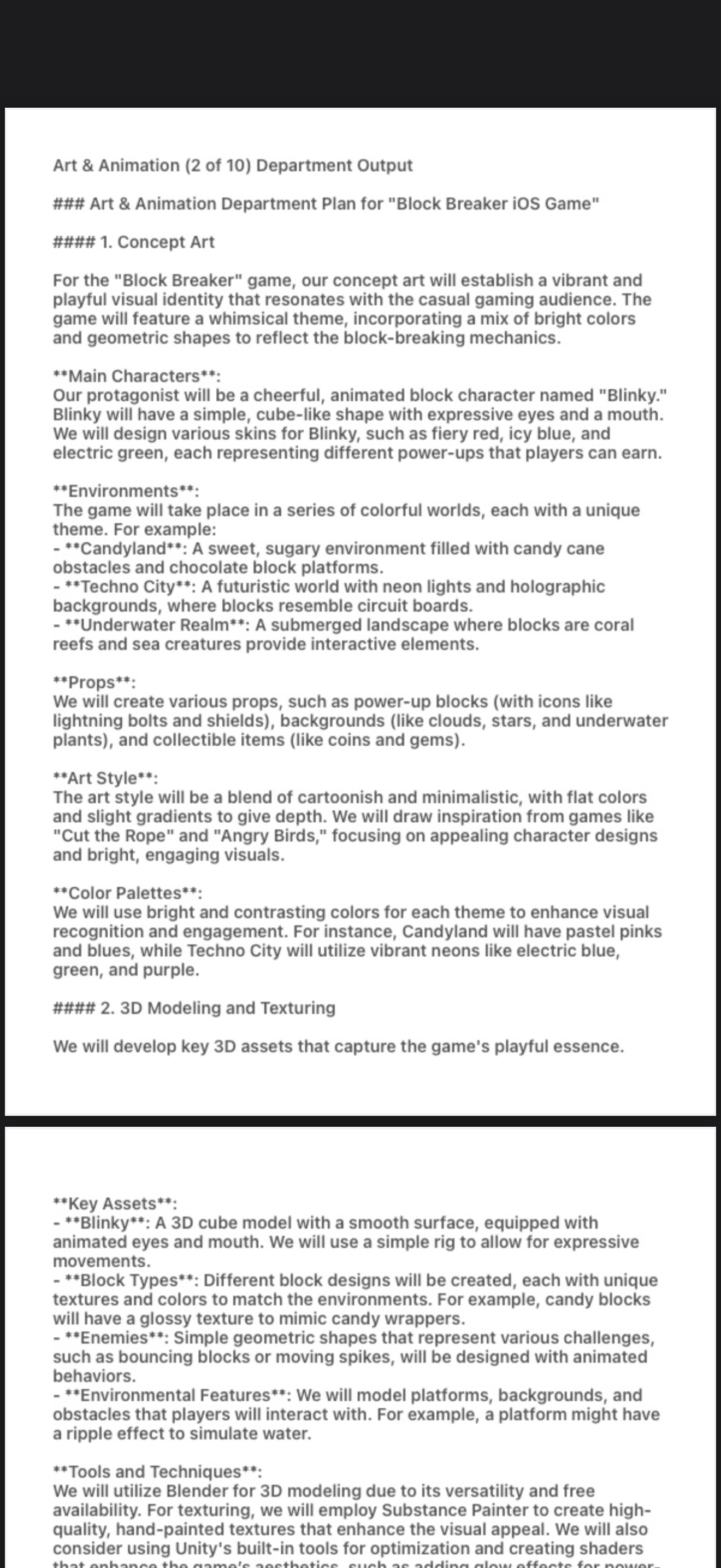 Game Dev Studio - AI Agent