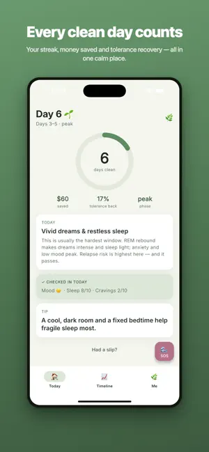 Reset: Quit Weed & T-Break screenshot 1