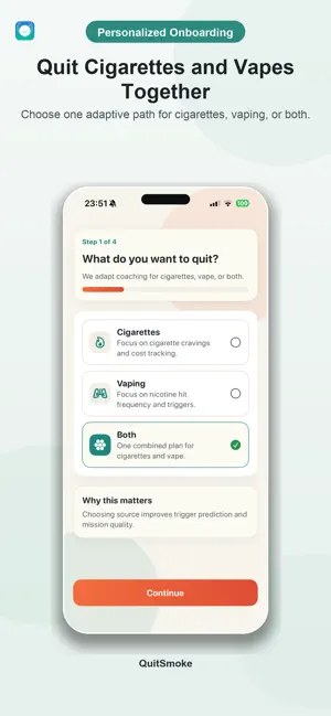 QuitSmoke: Quit Smoking & Vape screenshot 1